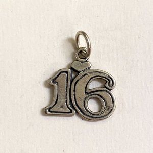 .925 #16 Sterling Silver Jewelry Charm